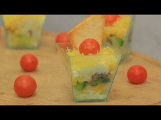 سلطة طبقات التونة | غادة التلي