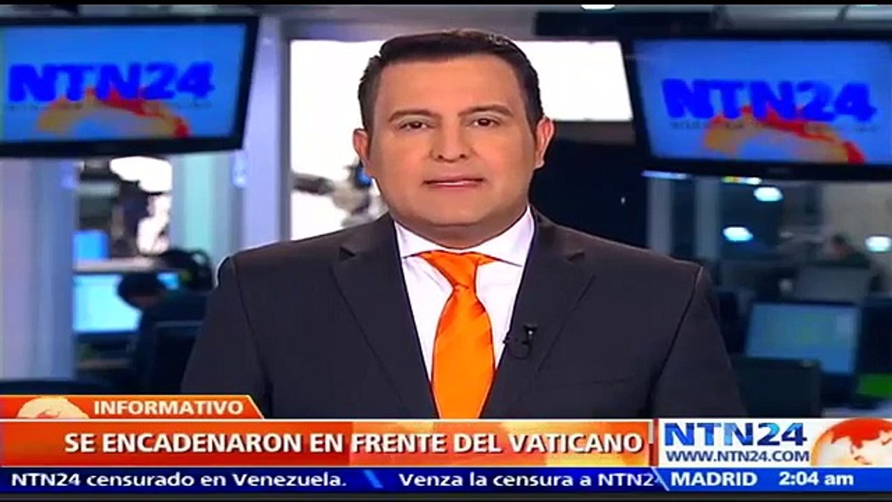 Lilian Tintori y Mitzy de Ledezma se encadenaron en el Vaticano