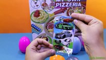 Surprise Eggs Kinder Playset Sweet Shoppe Play Doh Pizza Peppa Pig Mickey Mouse Sofia Dora Cars