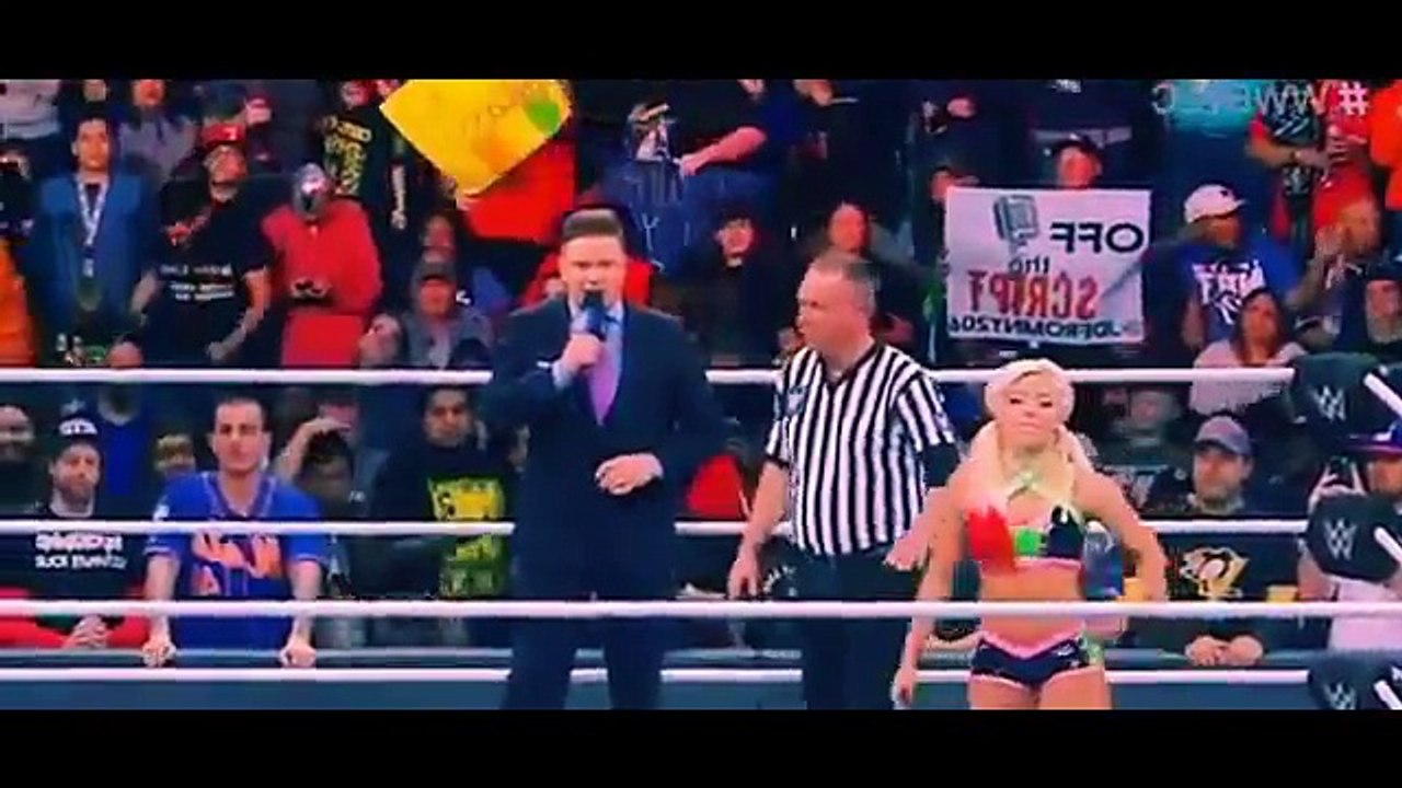 Becky Lynch vs Alexa Bliss Full Match WWE TLC 2016 Tables Match - SmackDown Women’s Championship