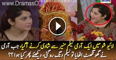 Neelum Munir Got Shocked When a Man Came in a Live Show To Marry Her