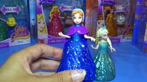 6 MagiClip Sparkle Disney Princess Glitter Glider Belle Rapunzel Ariel Disney Frozen Anna Elsa