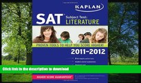 Hardcover Kaplan SAT Subject Test Literature 2011-2012 (Kaplan SAT Subject Tests: Literature)