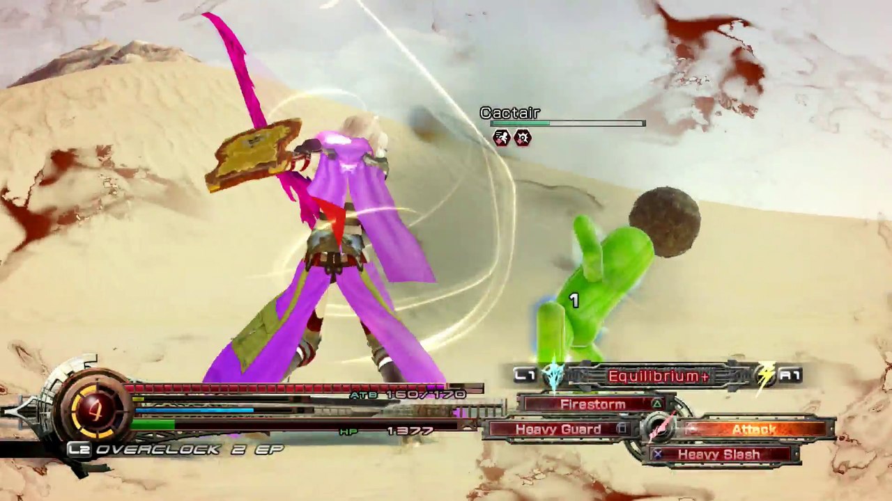 FINAL FANTASY LIGHTNING RETURNS HD HARD MODE (43) BANDITS OF THE DESERT (4-1) CACTAIR & THE LAST ONES ACTIVATION!