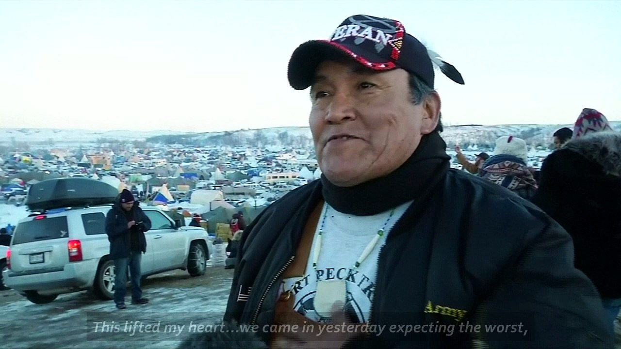 Joy as US Army denies permit for Dakota Access Pipeline