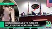 Hot mic fail: councilman forgets to turn off his mic during bathroom break in video