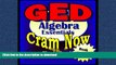 READ GED Prep Test ALGEBRA REVIEW Flash Cards--CRAM NOW!--GED Exam Review Book   Study Guide (GED