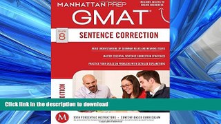 READ GMAT Sentence Correction (Manhattan Prep GMAT Strategy Guides) Full Book