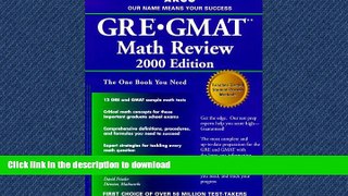 Hardcover GRE/GMAT Math Review 5th ED (Arco GRE GMAT Math Review) Kindle eBooks