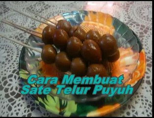 Resep dan Cara Membuat Sate Telur Puyuh Enak Nikmat
