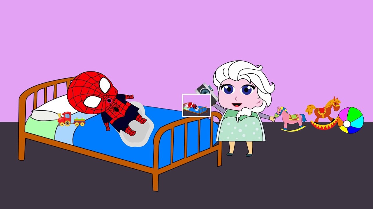 Frozen Elsa Eating Snacks Littering in the Schools New Episodes! Finger Family Songs Nursery Rhymes