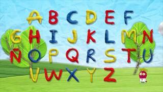 Abc abecedario para niños de plastilina