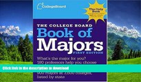Hardcover The College Board Book of Majors: First Edition (College Board Index of Majors and