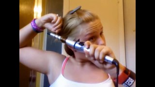 GIRL BURNS HAIR OFF (HAIR TUTORIAL GONE WRONG!) -SERIOUSLY FUNNY MUST WATCH