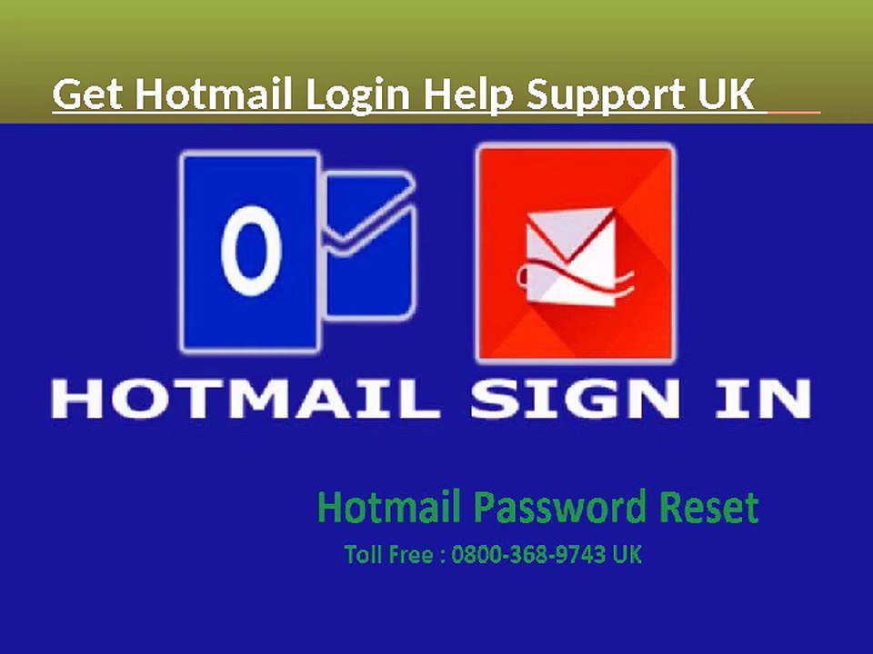 Get Hotmail Login Help Support UK