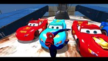 Spiderman Lightning McQueen USA Disney Cars Pixar Nursery Rhymes & (Songs for Children with Action)