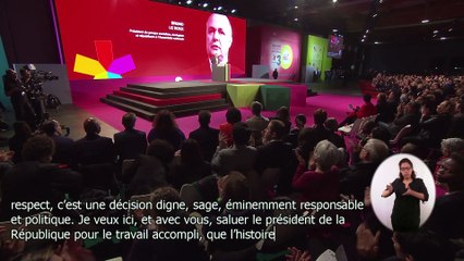 Bruno Le Roux salue le bilan de François Hollande lors de la Grande Convention Nationale de la BAP