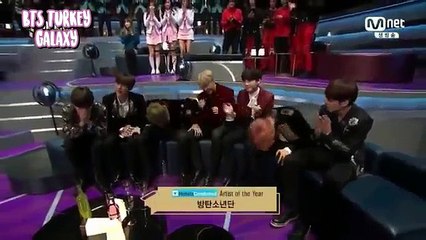 [Türkçe Altyazı] BTS Daesang ''Yılın Artisti'' @MAMA2016