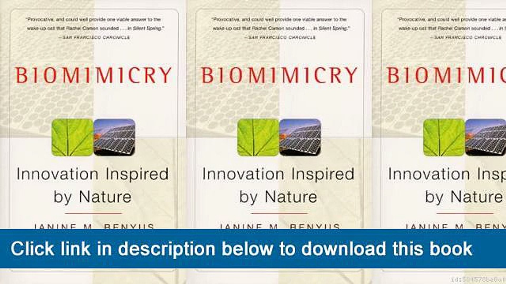 Fremmedgøre jord korn eBooks-) Biomimicry: Innovation Inspired By Nature - video Dailymotion