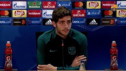 Sergi Roberto: “L’objectiu era arribar primers"