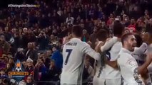El grosero gesto de Dani Carvajal en la celebración del gol de Sergio Ramos ante Barcelona