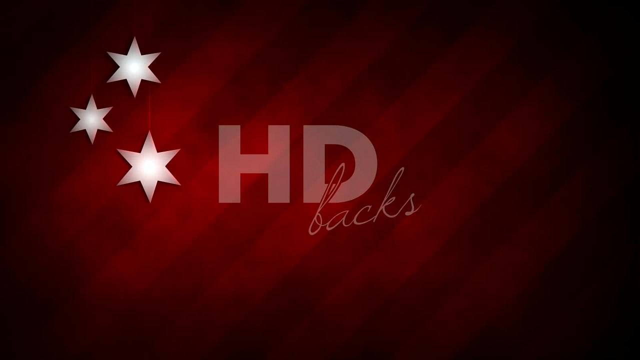 Christmas Star Ornaments - HD Background Loop