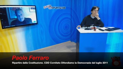 144 A RIPARTIRE DALLA COSTITUZIONE CDD Comitato Difendiamo la Democrazia dal luglio 2011