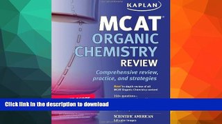 READ Kaplan MCAT Organic Chemistry Review On Book