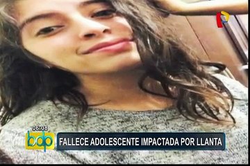 Fallece adolescente que sufrió impacto de llanta de vieja camioneta