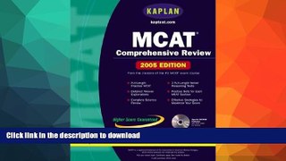 Pre Order Kaplan MCAT Comprehensive Review with CD-ROM, 2005 Edition (Kaplan MCAT Premier Program