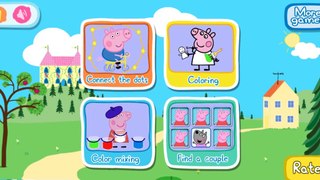Peppa Pig en Español - Peppa Pig Mini Juegos - Colorante - Juego Para Bebés