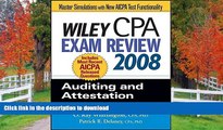 READ Wiley CPA Exam Review 2008: Auditing and Attestation (Wiley CPA Examination Review: