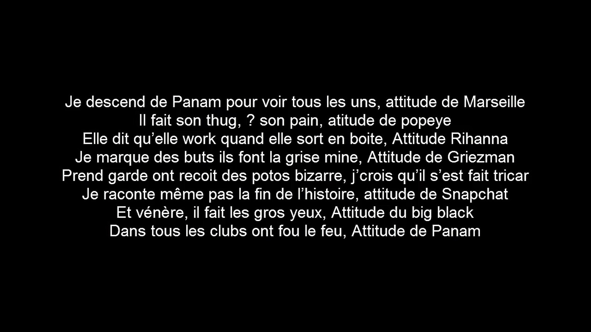 Paroles De Soprano Mon Everest Soprano - Attitude feat. Black M [Paroles Uniquement] - Vidéo Dailymotion