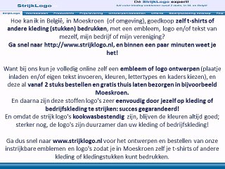 Zelf kleding bedrukken Moeskroen