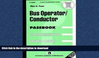 Hardcover Bus Operator / Conductor(Passbooks) (Career Examination Series) Kindle eBooks