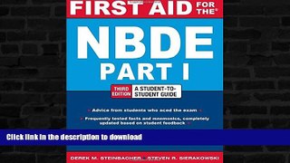 Pre Order First Aid for the NBDE Part 1, Third Edition (First Aid Series) Kindle eBooks