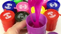 Barrel o Slime - How to Make Colors Clay Slime Syringer Toy DIY Jelly Slime Toy
