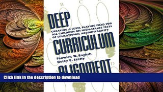 PDF Deep Curriculum Alignment Full Book