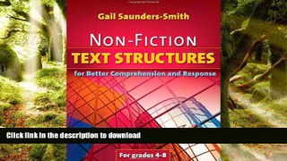 Hardcover Non-Fiction Text Structures for Better Comprehension and Response (Maupin House) Full Book