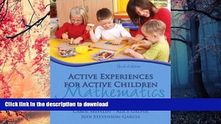 READ Active Experiences for Active Children: Mathematics (3rd Edition) On Book