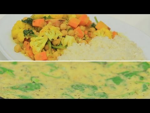 خضروات علي الطريقة الهندية - عجة و وصفات أخرى | عيش وملح حلقة كاملة