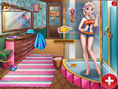 FROZEN ELSA AND JACK FROST KISSING AT SAUNA! Elsa Sauna Flirting Realife Game For Kids!