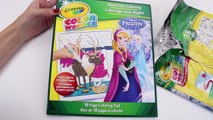 Disney Frozen Crayola Color Wonder Magical Paint Toy Videos Queen Elsa Princess Anna Coloring Pad