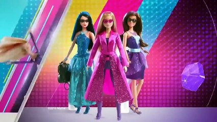 Download Video: Mattel 2016 - Barbie Spy Squad - Barbie & Renee Secret Agent Dolls & Motorcycle - TV Toys