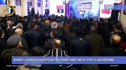 Çmendet Ali Ahmeti, premtimet e tij