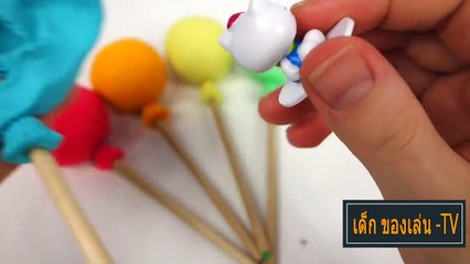 เล่น Doh แปลกใจไข่ Lollipops โกรธ Shopkins Hello Kitty เลโก้สมุน