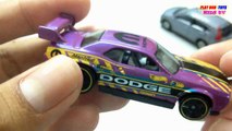HOT WHEELS: Dodge Challenger vs TOMICA Toys: Honda CR-V | Kids Cars Toys Videos HD Collection
