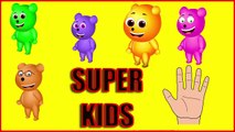 Gummy Bear Finger Family | Finger Family Jelly Bear Family | Gummy Bear Nursery Rhymes for Kids