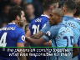 Guardiola's awkward exchange over City's Chelsea clash