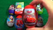Surprise Eggs Surprise Egg Disney Pixar Cars Toy Guido and stickers Lightning McQueen Sally